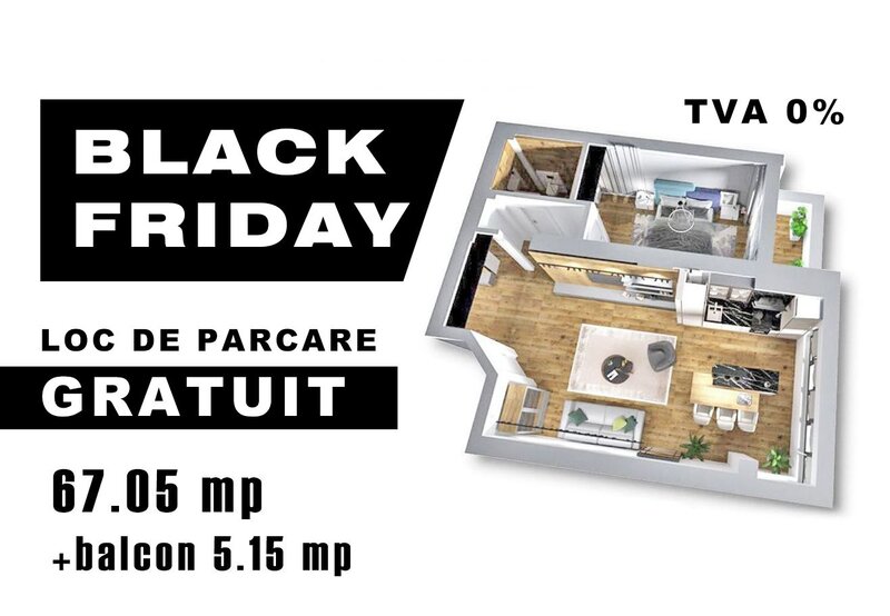 Pipera, Ivory Residence, rond OMV, 2 camere parcare, tva zero